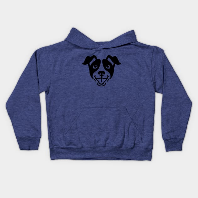 Bull Terrier Kids Hoodie by Azul